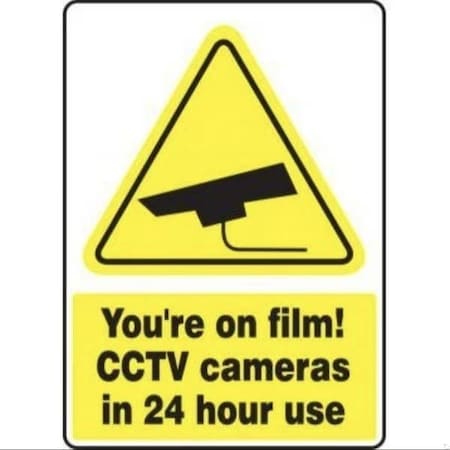 Accuform 10 in W, 7 in H, Dura-Plastic SHMRBH965XT